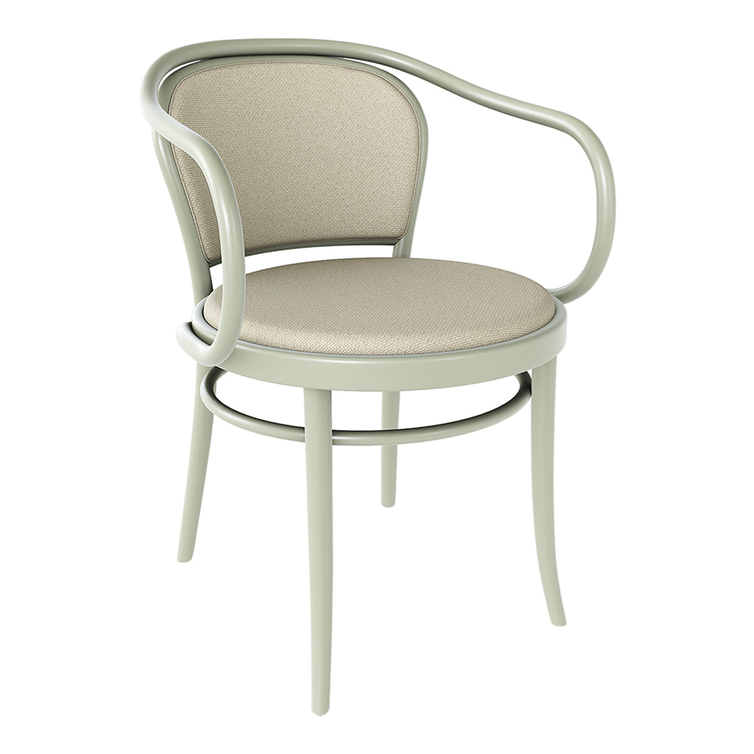 Armchair 33 - Seat Upholstered - Beech Pigment Frame