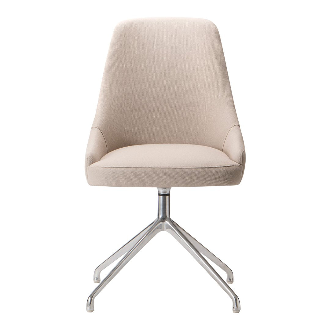 Adima 01 Swivel Dining Chair - 4-Star Aluminum Base