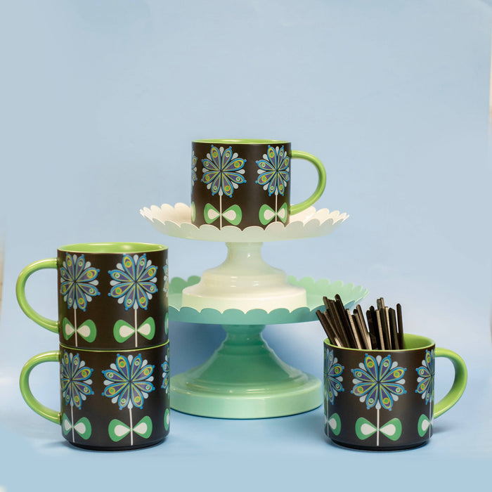 Casbah Blue Mid Century Mug