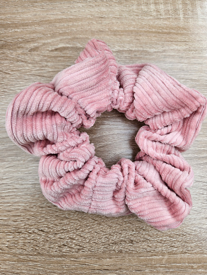 Corduroy Scrunchie Orange
