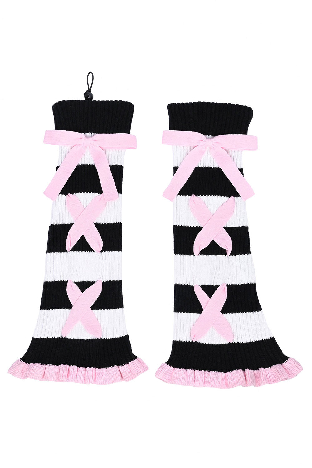 Bittersweet Stripe Leg Warmers