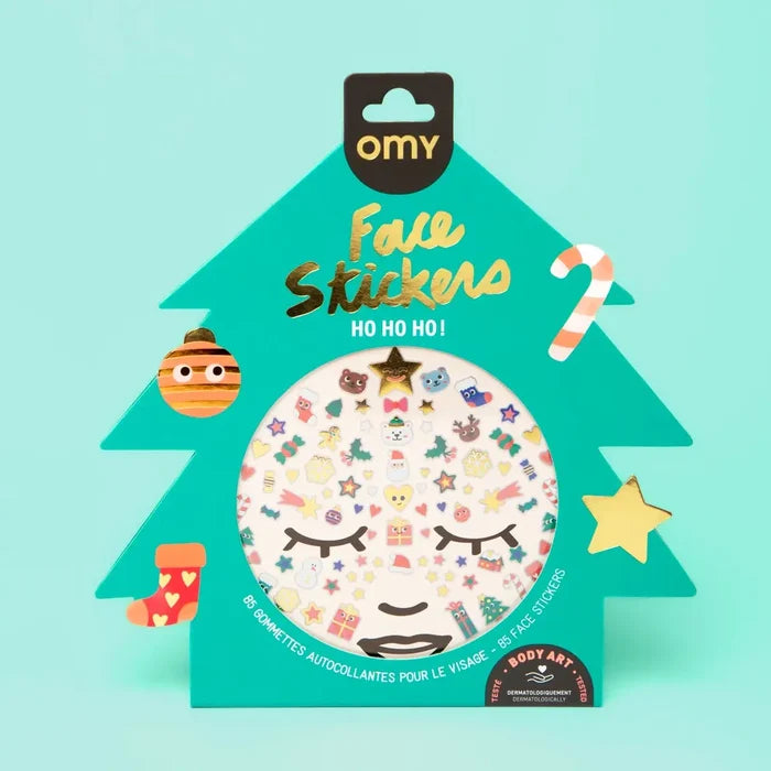 Hohoho Face Stickers