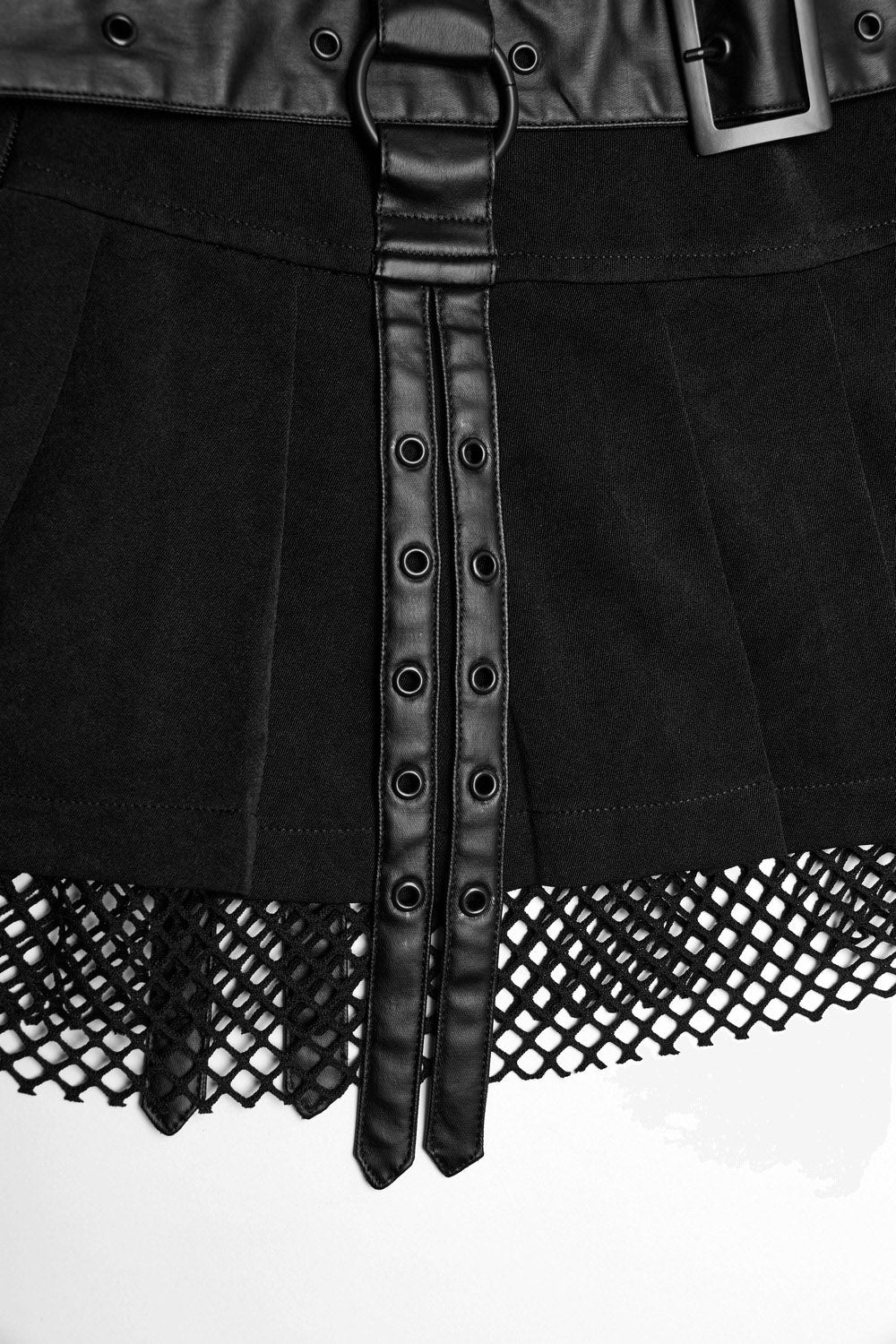 Black Widow Net Mini Skirt