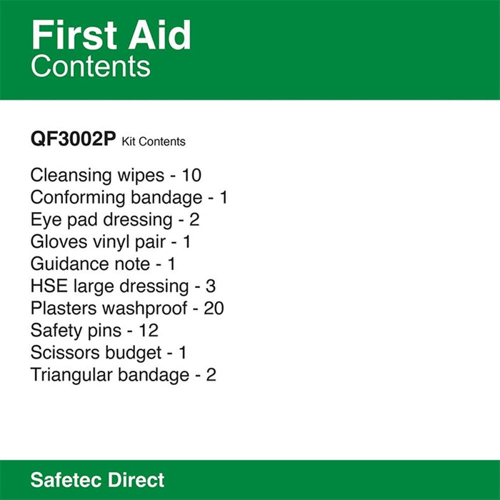 PCV First Aid Kit in Zip Pouch