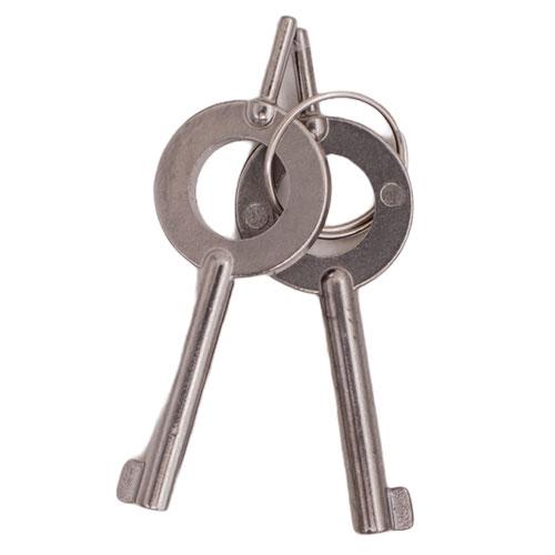 Pink Hinged Solid Steel Handcuffs - AnyTime Blades
