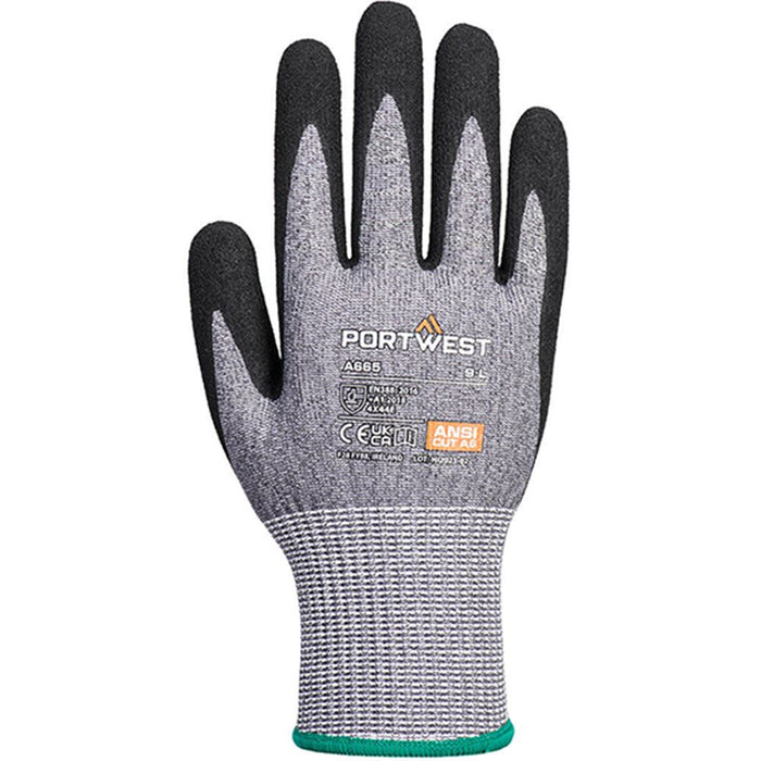 Portwest A665 Cut E Nitrile Glove with Flexible Nitrile Coating 13g