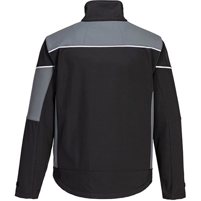 Portwest PW378 PW3 Black Fleece Lined Softshell Jacket (3L)