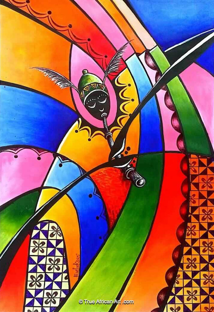 Femi | Nigeria | Sounds of Joy | Original | True African Art .com