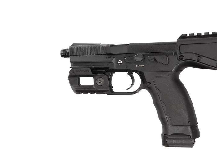 Strike Systems universal pistolhylster sort med bælteclips for airsoft