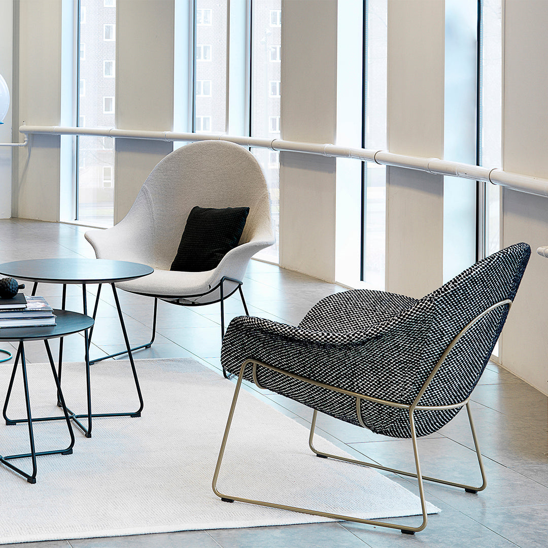 Atticus 09 Lounge Chair  - High -  Sled Base