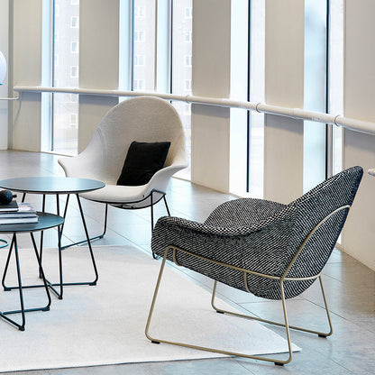 Atticus 09 Lounge Chair  - High -  Sled Base
