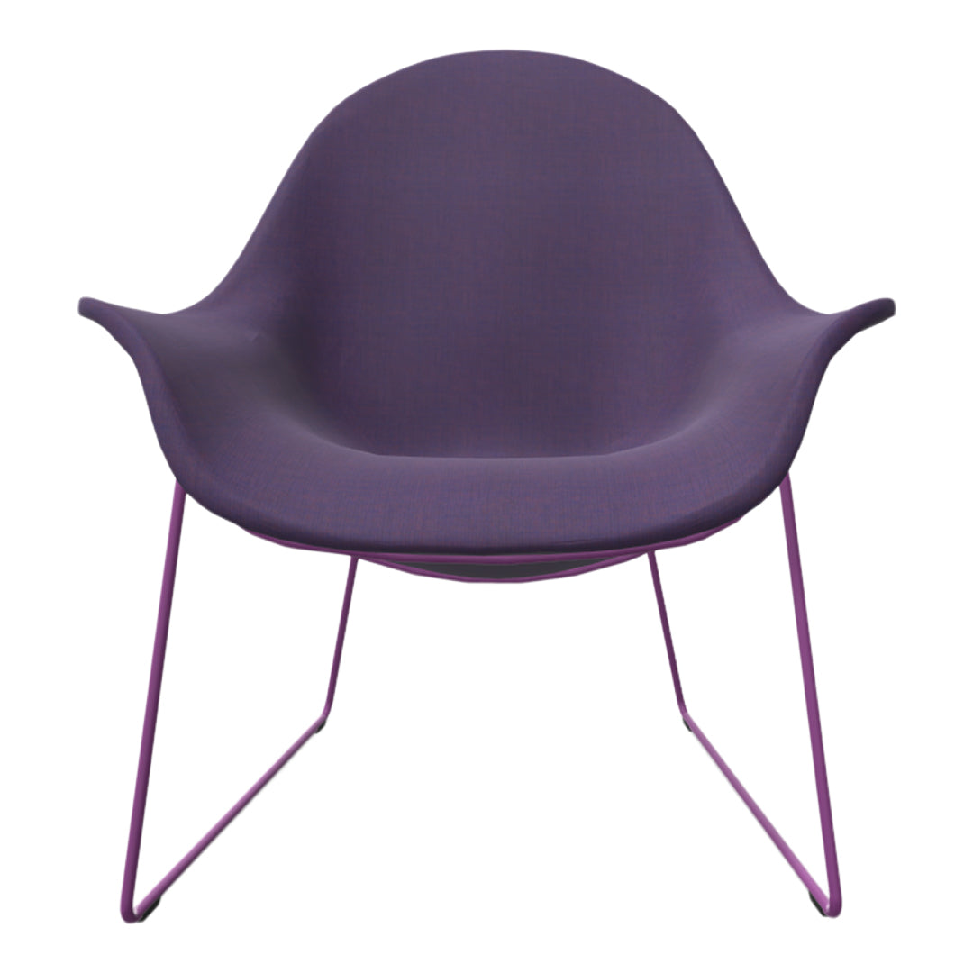 Atticus 09 Lounge Chair  - High -  Sled Base
