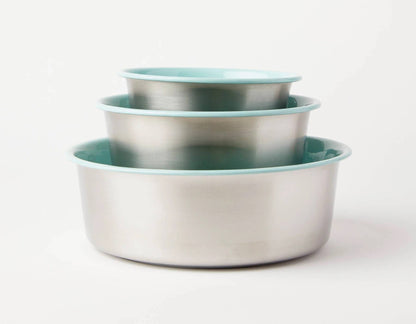 Jax & Bones Bone Slow Feeder Bowl Teal Medium