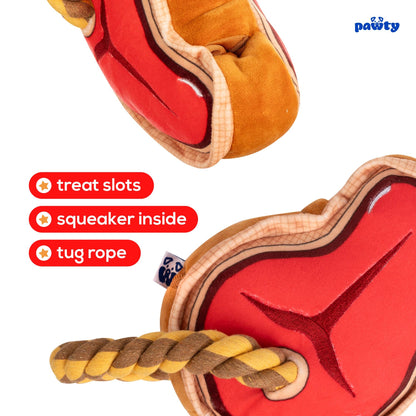 PAWTY Dog Toys - STEAK