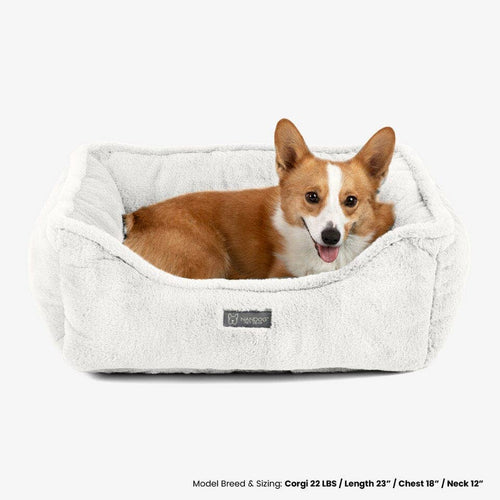 Nandog Pet Gear - The Super Cloud Bed in Pearl White