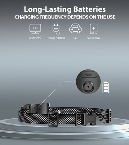 Pet Life - Pet Life ® Bark-Myst 3-Level Sensitivity of Spray and Tone Anti-Bark Dog Collar