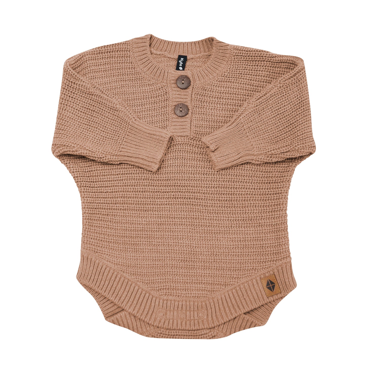 Chunky Knit Romper in Latte