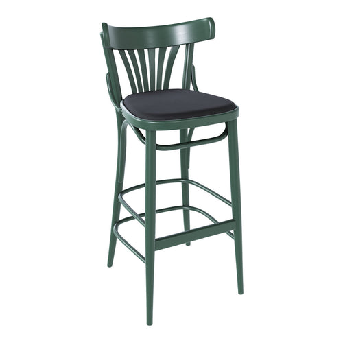 Barstool 56 - Seat Upholstered - Beech Pigment Frame
