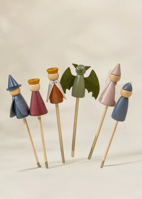 6 Wooden Puppets