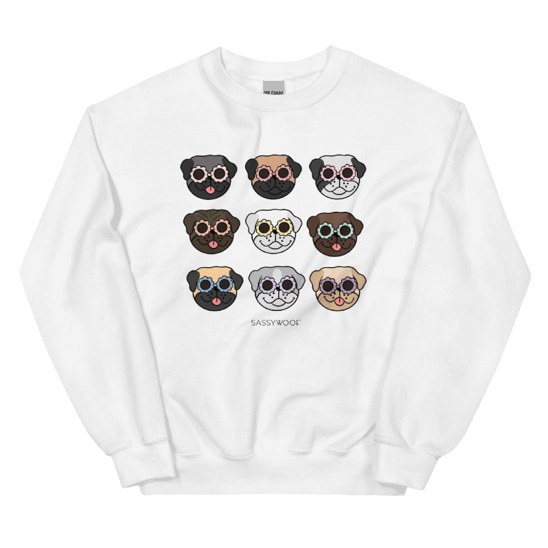 Sweatshirt - Pugs