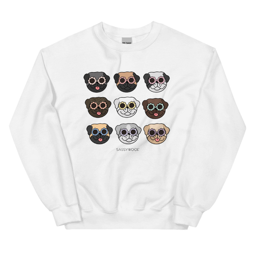 Sweatshirt - Pugs