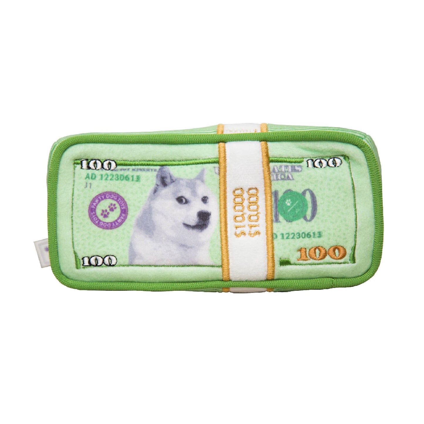 PAWTY Dog Toys - Cash Is King Parody Dog Plush Toy