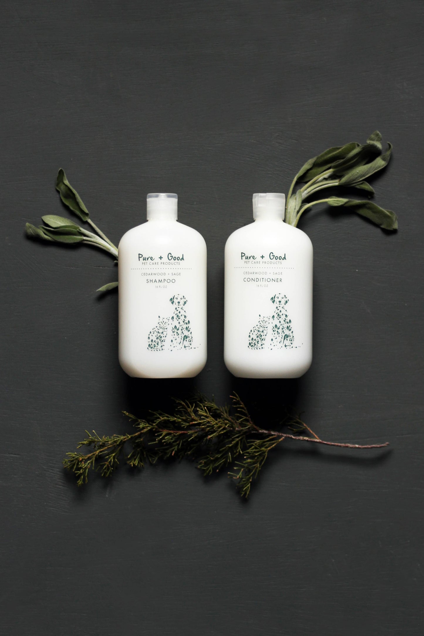 Pure + Good - Dog & Cat Shampoo: Cedarwood + Sage