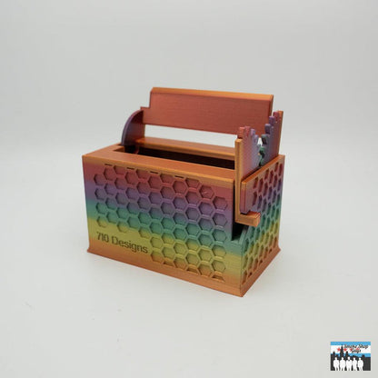 Dab Tool Q-Tip Disposal: 710 Dumpster, Convenient Design, Compact Size, Fits Dab Station, Durable Material, Regular Use, Assorted Colors, Vibrant Shades, Eco-Friendly Use, Tidy Space, Reducing Waste.