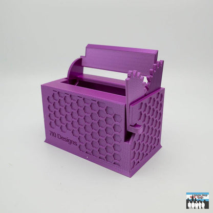 Assorted Colors Q-Tip Holder: 710 Dumpster, Convenient Design, Compact Size, Fits Dab Station, Durable Material, Used Q-Tips, Dab Tools, Vibrant Shades, Eco-Friendly Use, Tidy Space, Reducing Waste.