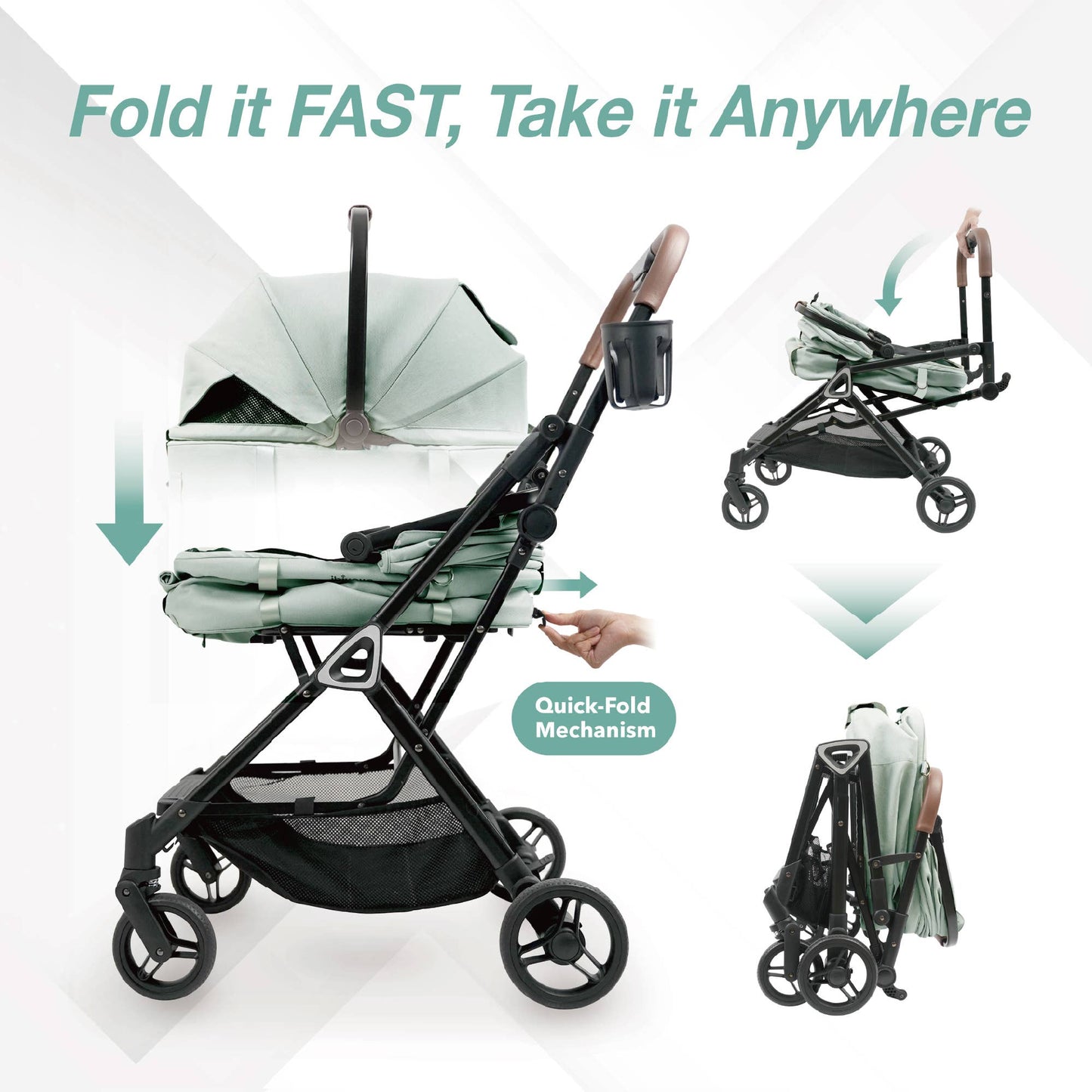 ibiyaya - Ibiyaya Tinker Small Detachable Pet Stroller
