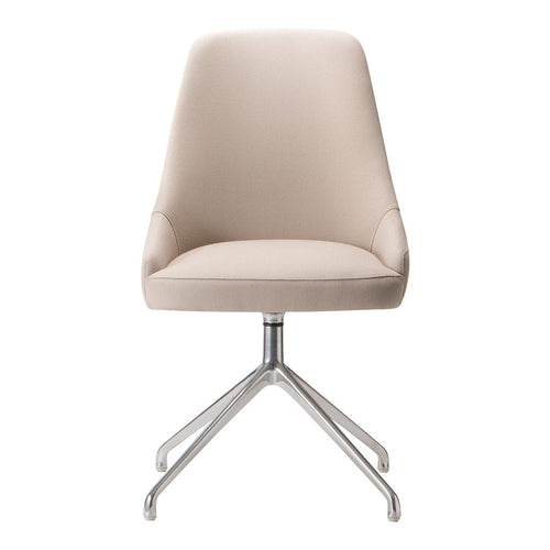 Adima 01 Swivel Dining Chair - 4-Star Aluminum Base