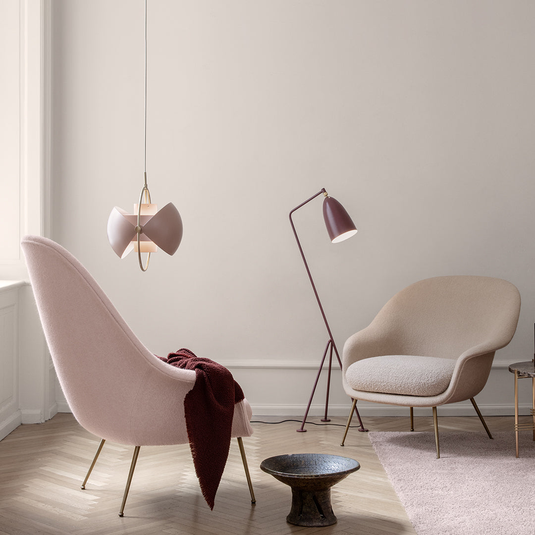 Bat Lounge Chair - High Back - Conic Base