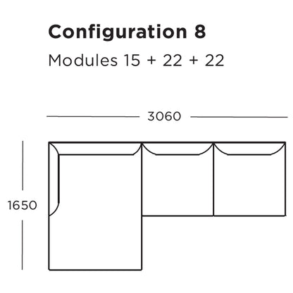 Blade Modular Sofa (Modules 17-23)