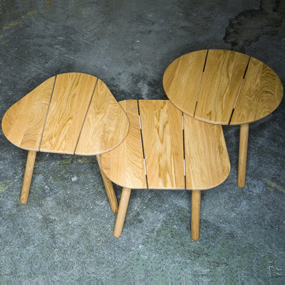 Bruse Triangular Sofa Table