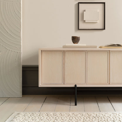 Canvas Media Unit - Wood Doors