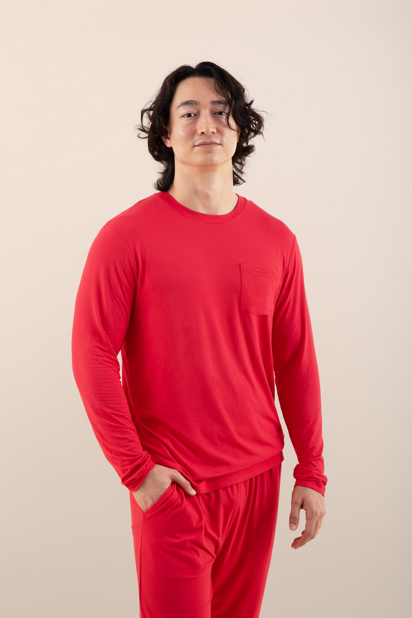 Men's Jogger Set in Cardinal