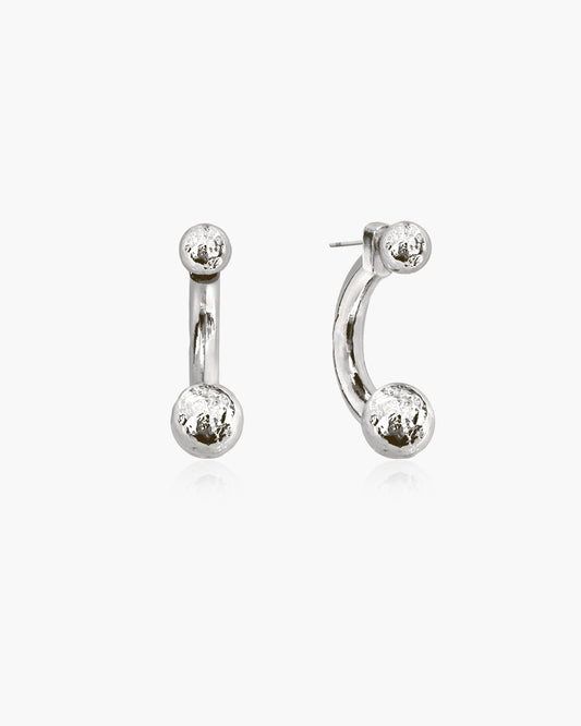 Clio Earrings in Silver