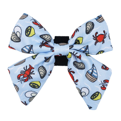 Dog Sailor Bow - Coastal Cuties