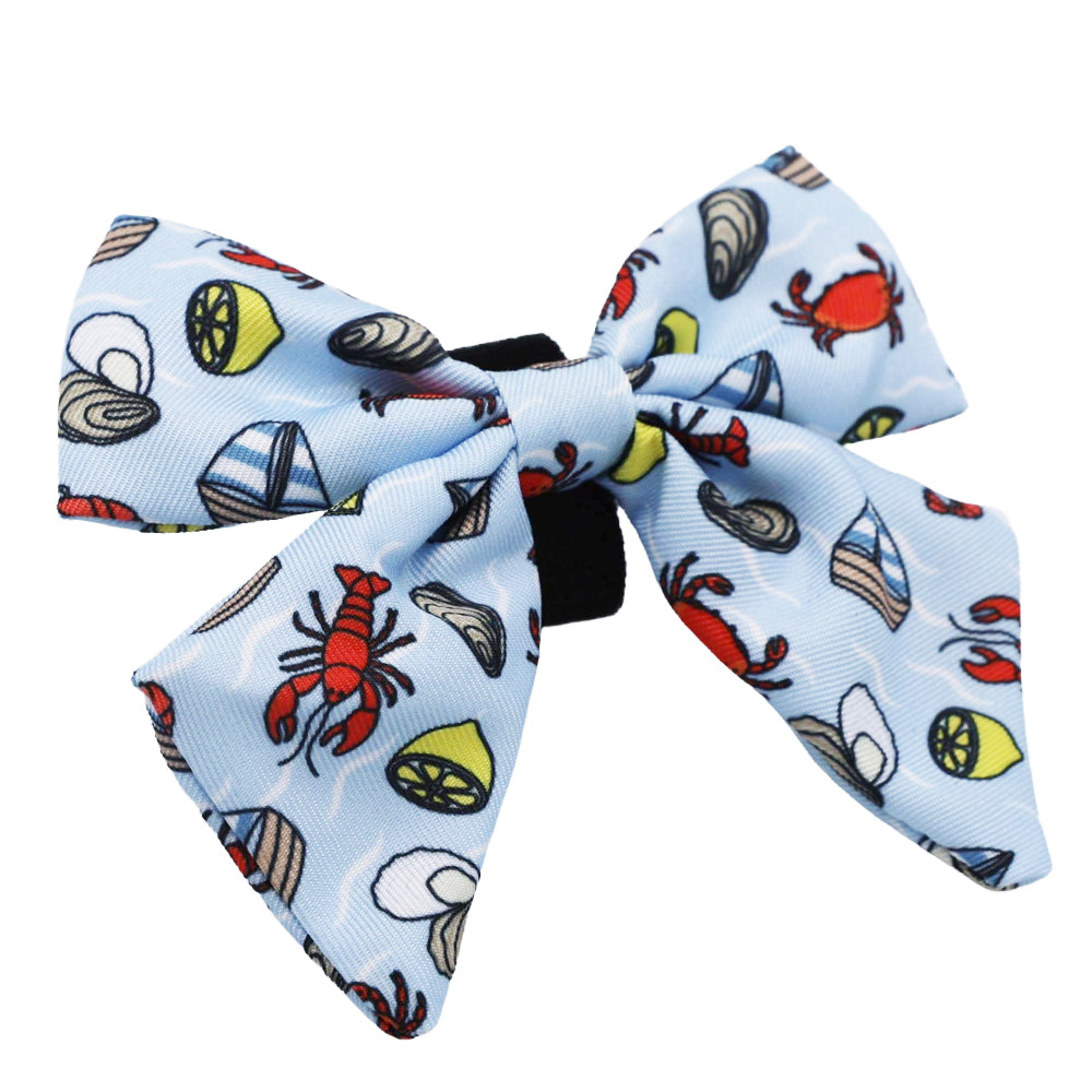 Dog Sailor Bow - Coastal Cuties