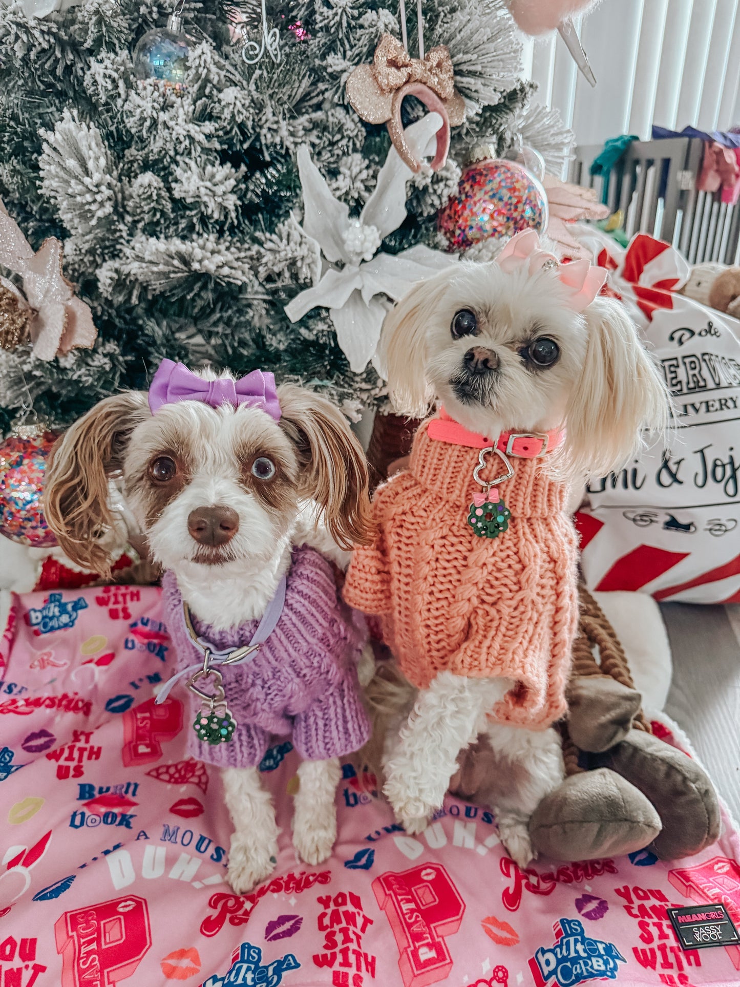 Pet Cable Knit Sweater - Lavender