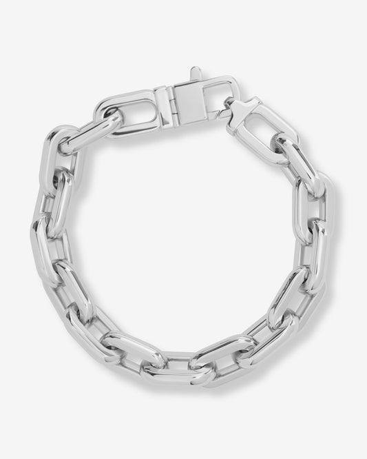 Frankie Chain Bracelet 10mm - Silver