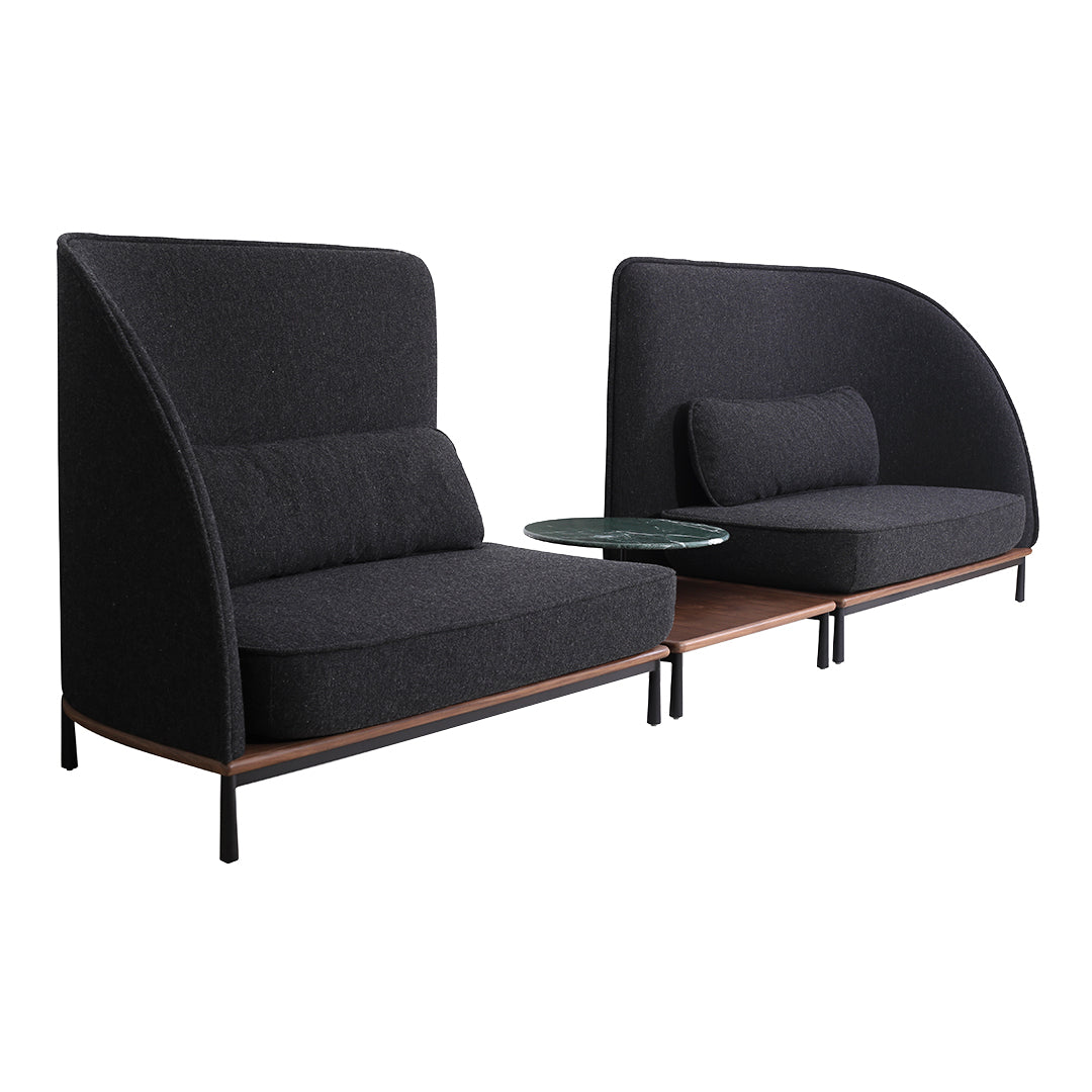 Arc High Back 2-Seater Sofa - Right