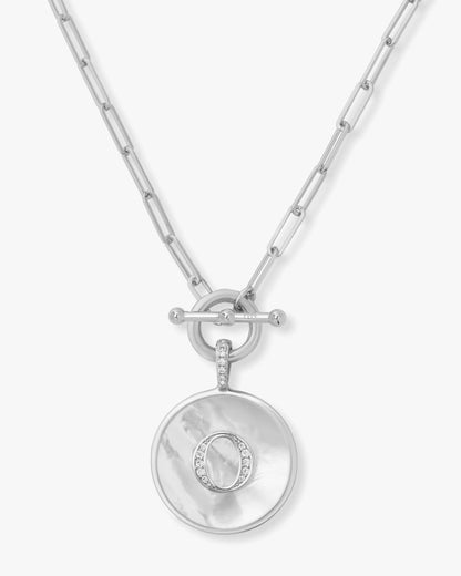Love Letters Medallion Necklace 24mm - Silver