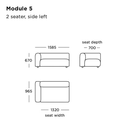 Boketto Pre-Configured Sofa - Setup 5