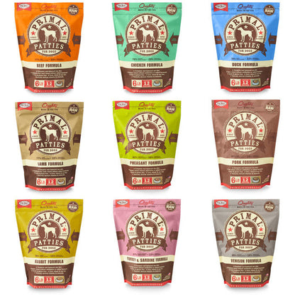 Primal Raw Patties for Dogs