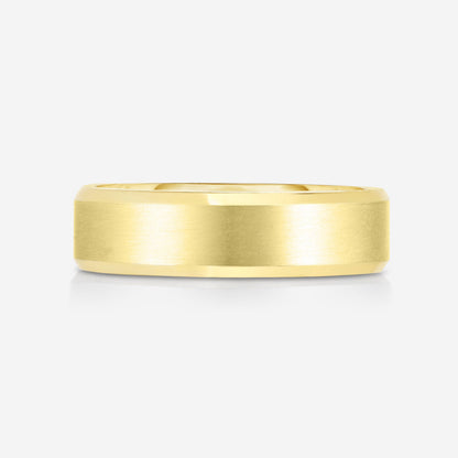 4 mm Contrast + Beveled Wedding Band