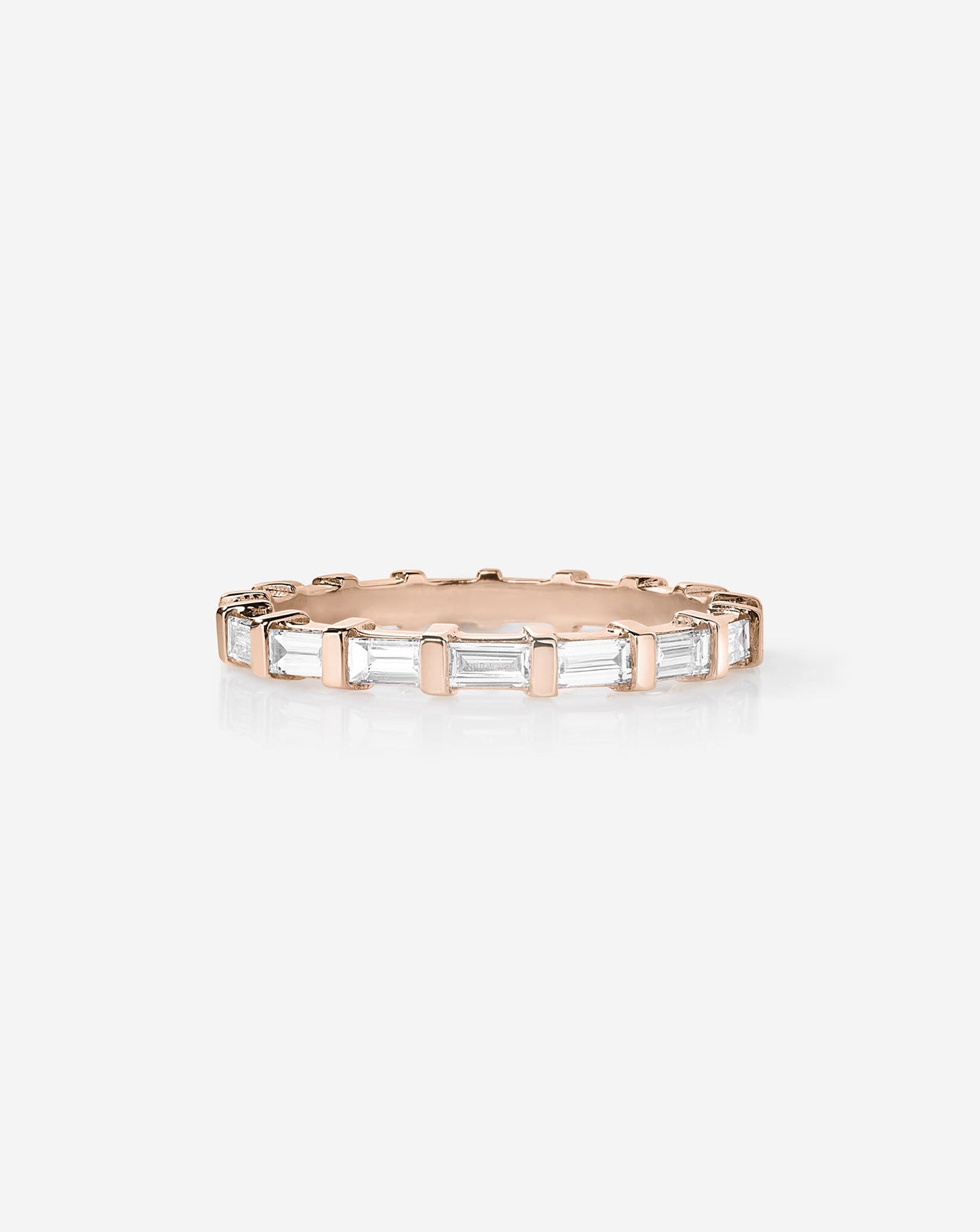 Baguette Bar Lab Diamond Eternity Band
