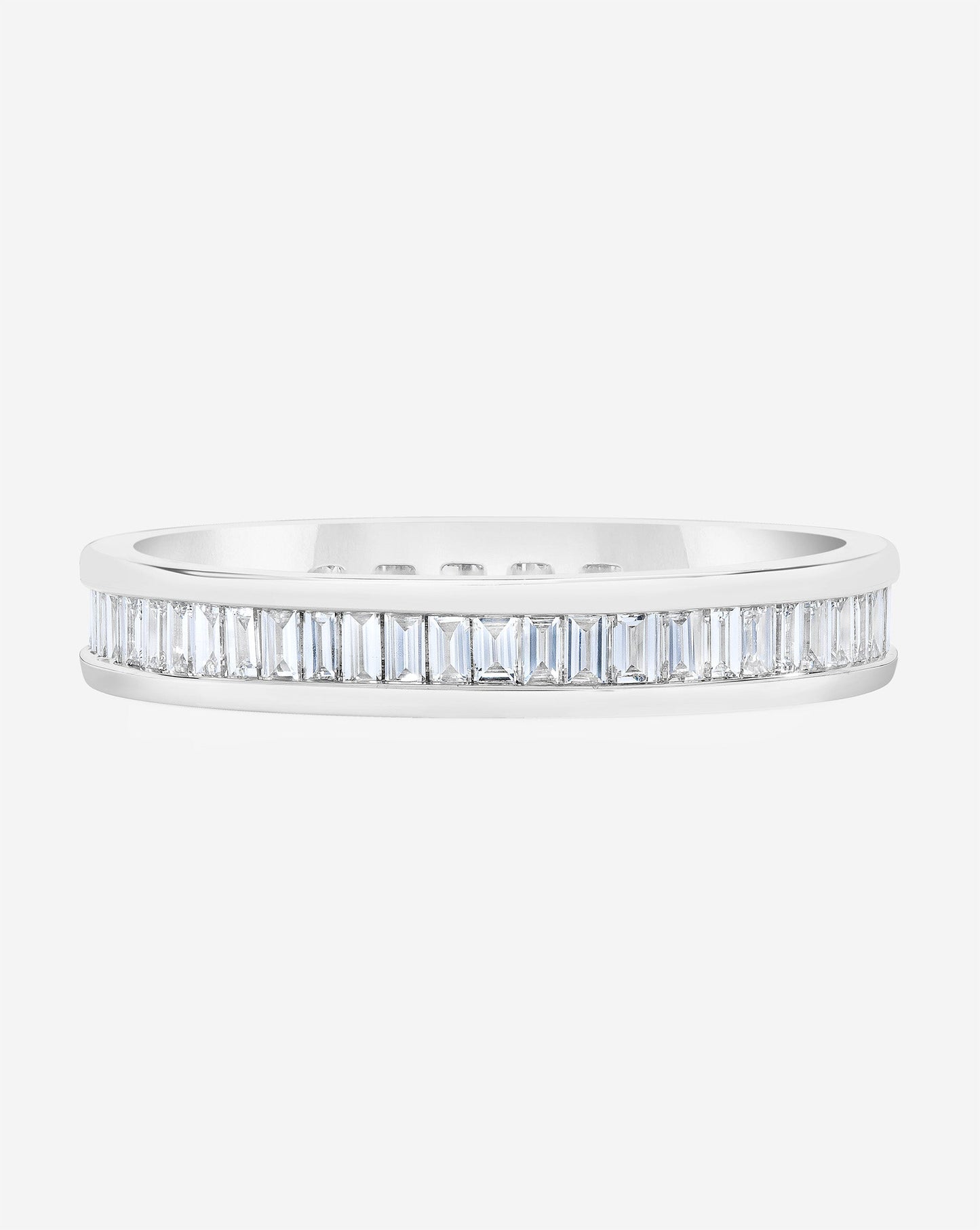 Baguette Diamond Channel Set Eternity Band