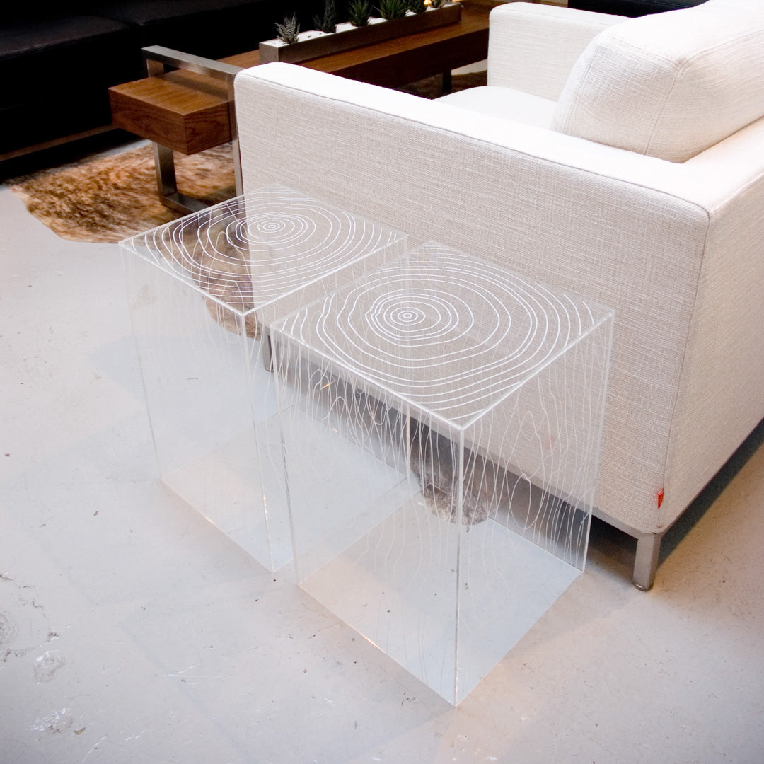 Acrylic Timber Table