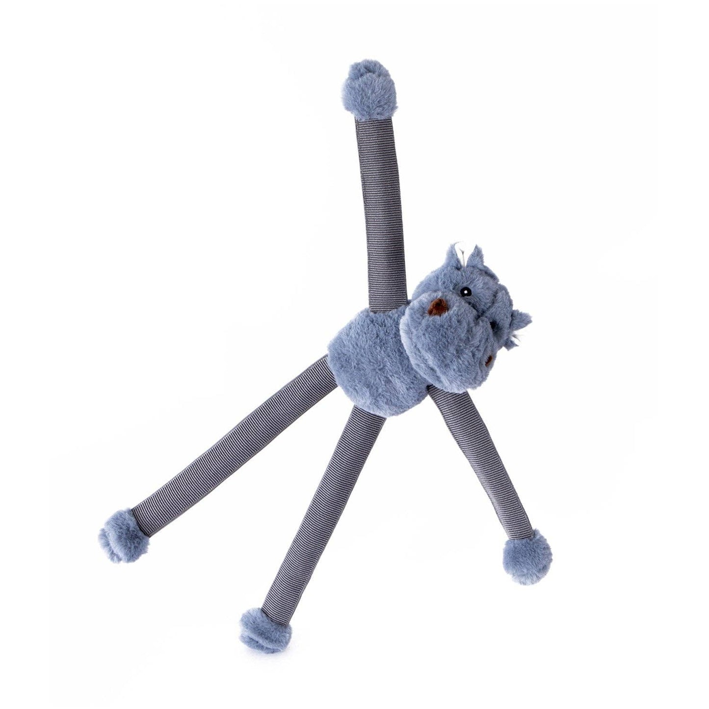 Nandog Pet Gear - BUNGEE HIPPO DOG PLUSH TOY (BEST SELLER!)